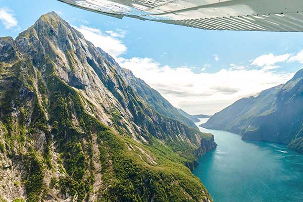 Milford Sound & Glaciers Flyover $399pp (was $495)