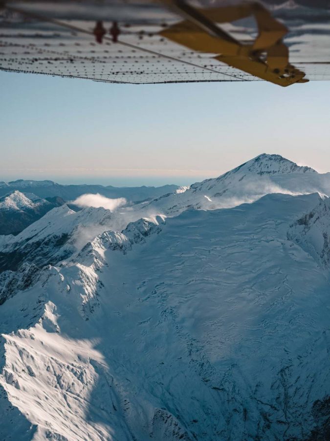 Scenic Flight around Mt Aspiring in Wanaka, New Zealand. With Southern Alps Air